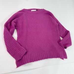Sleeping On Snow Sweater Womens Medium Pink Merino Wool Alpaca Blend Pullover
